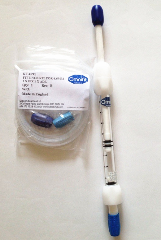 Omnifit 中压轴向压缩玻璃微型层析柱图片